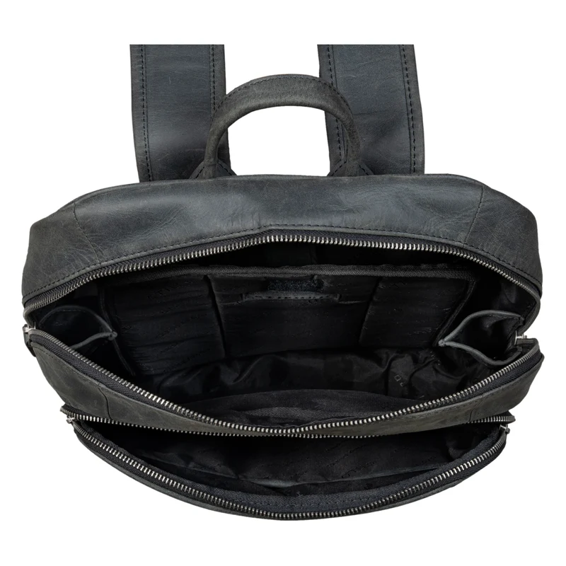 B-WARE "Malik" Business Rucksack Leder Groß