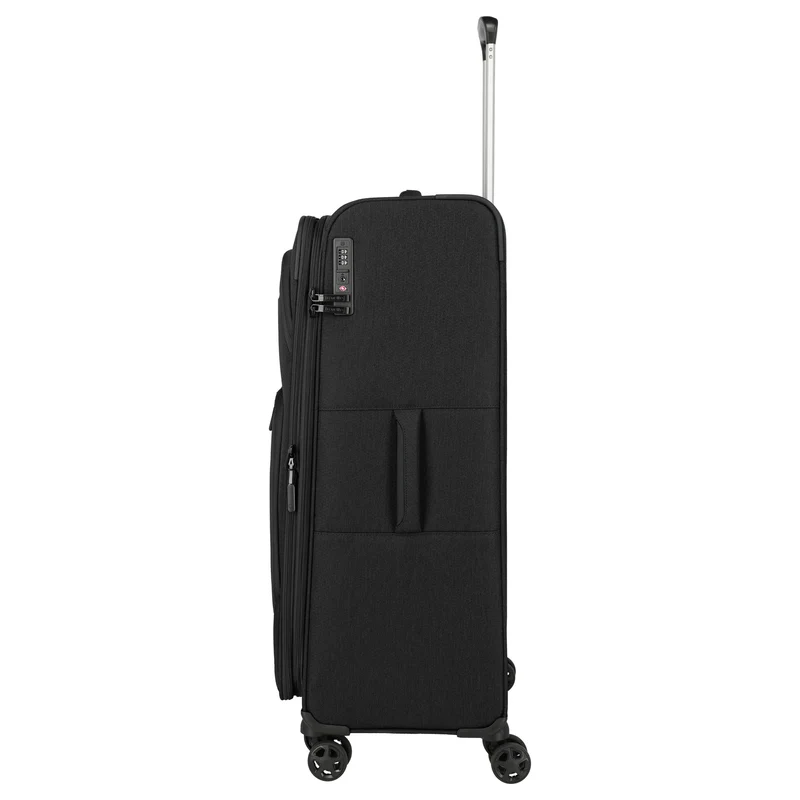 Travelite Kick Off - 4-Rollen-Trolley L 78 cm erw. (black)