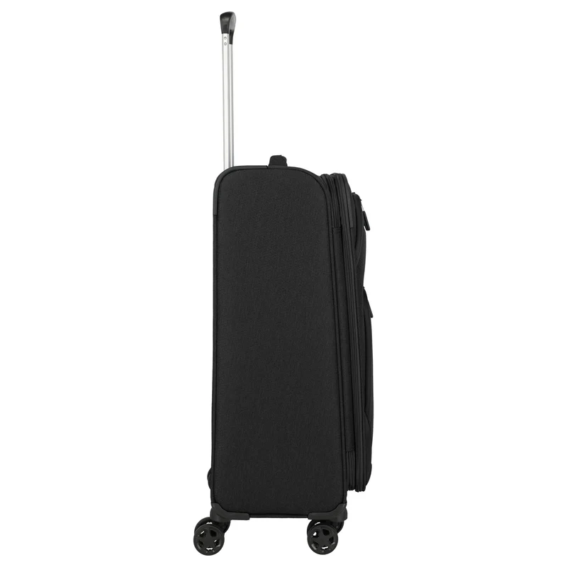 Travelite Kick Off - 4-Rollen-Trolley M 67 cm erw. (black)
