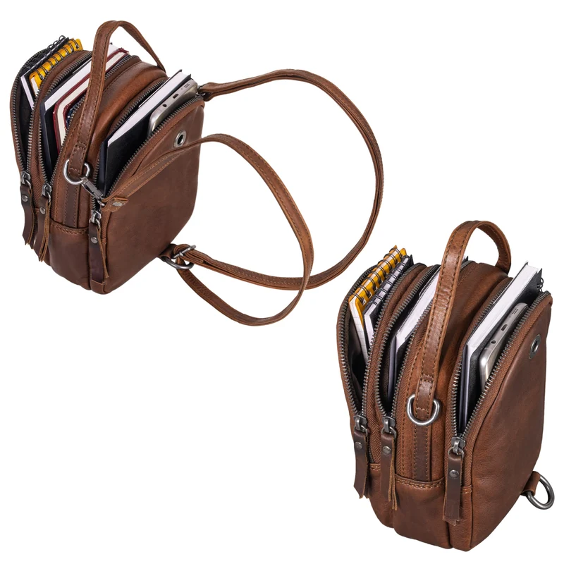 B-WARE "Stacy" Rucksack Handtasche Damen Klein