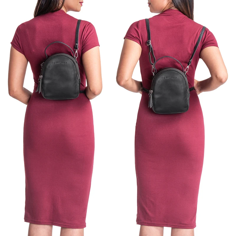 B-WARE "Stacy" Rucksack Handtasche Damen Klein