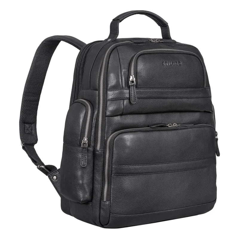 "Danny" Leder Arbeitsrucksack für 13 - 14 Zoll Laptops Herren & Damen
