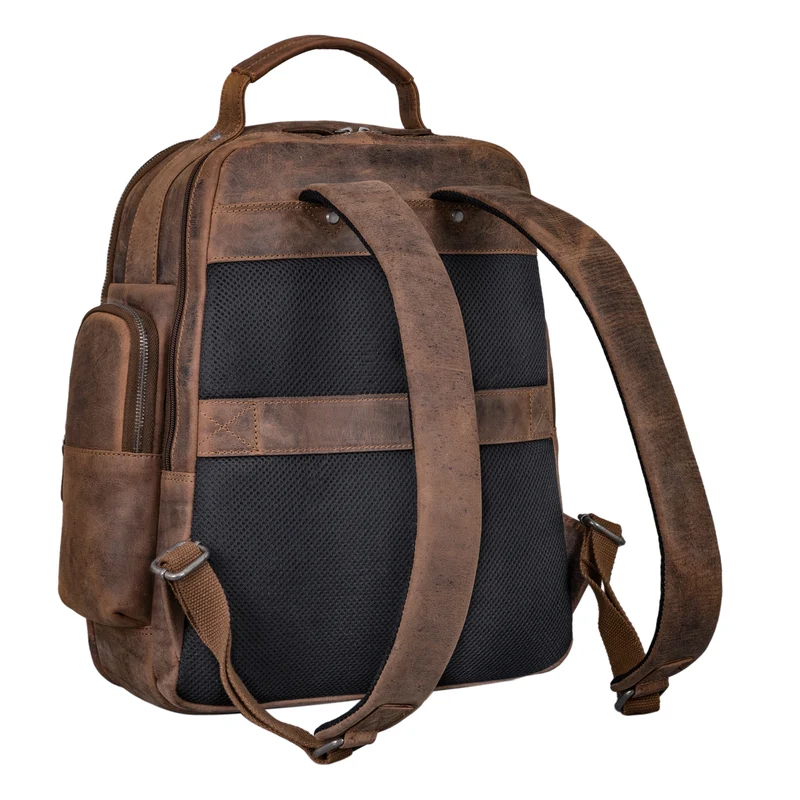 "Danny" Leder Arbeitsrucksack für 13 - 14 Zoll Laptops Herren & Damen