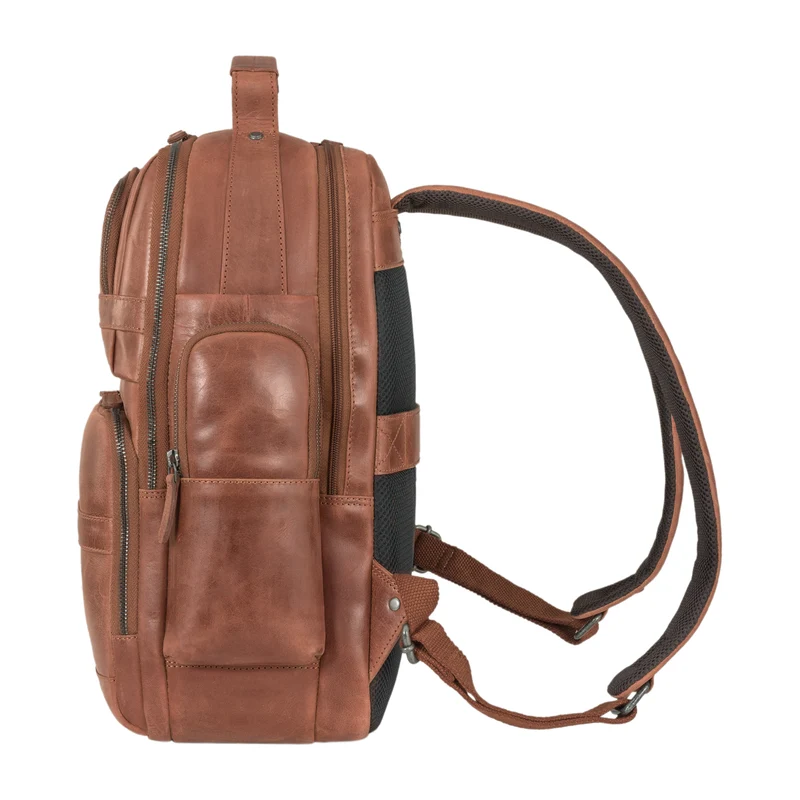 "Danny" Leder Arbeitsrucksack für 13 - 14 Zoll Laptops Herren & Damen