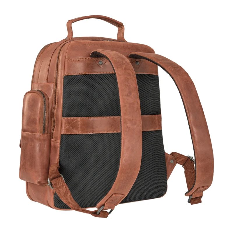 "Danny" Leder Arbeitsrucksack für 13 - 14 Zoll Laptops Herren & Damen