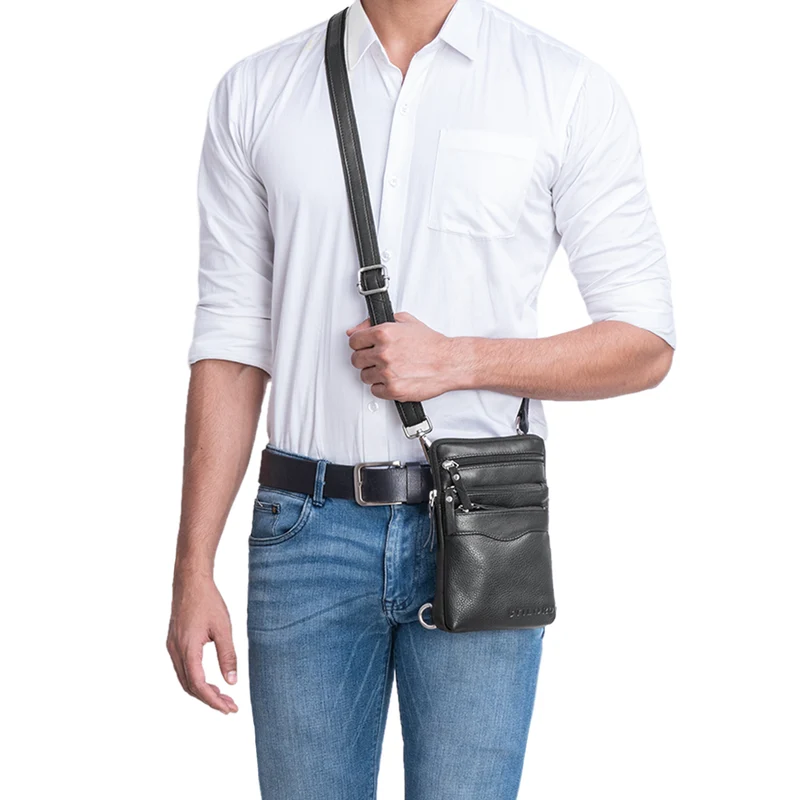 B-WARE "Aria" Brusttasche Leder klein