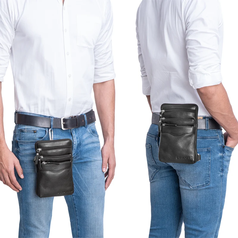 B-WARE "Aria" Brusttasche Leder klein