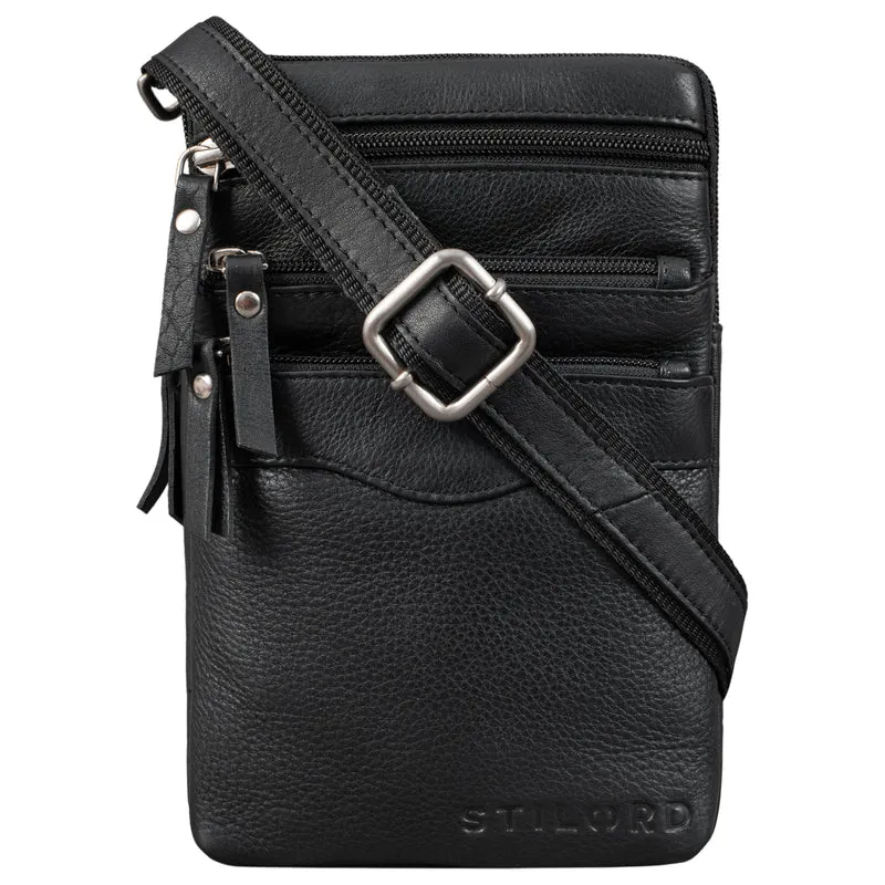 B-WARE "Aria" Brusttasche Leder klein