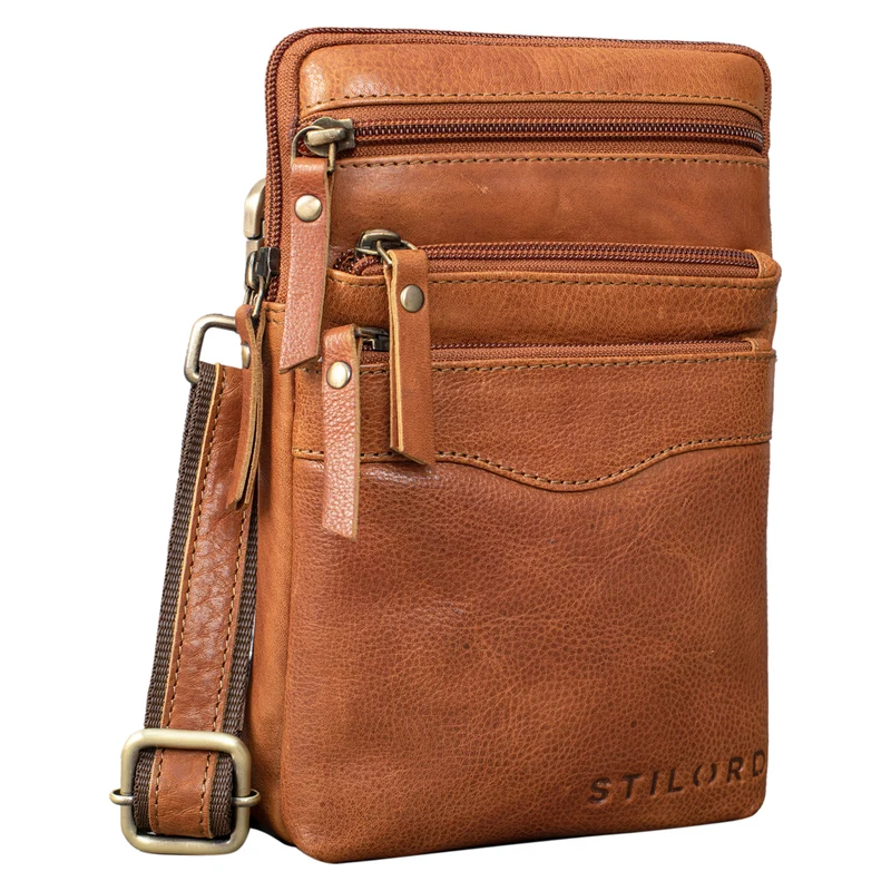 B-WARE "Aria" Brusttasche Leder klein