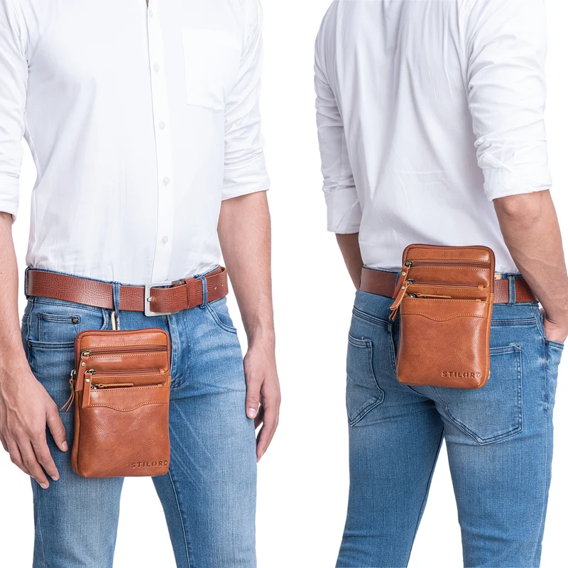 B-WARE "Aria" Brusttasche Leder klein