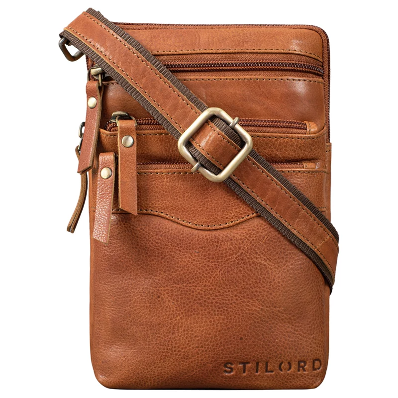 B-WARE "Aria" Brusttasche Leder klein
