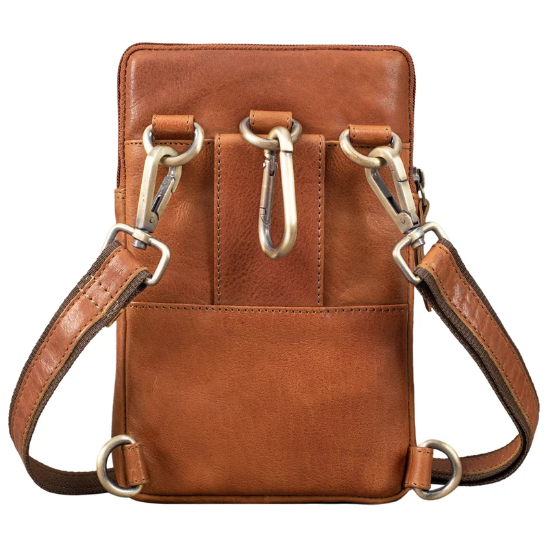 B-WARE "Aria" Brusttasche Leder klein