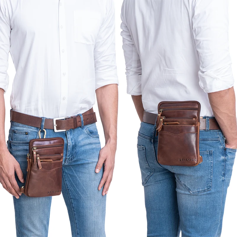 B-WARE "Aria" Brusttasche Leder klein