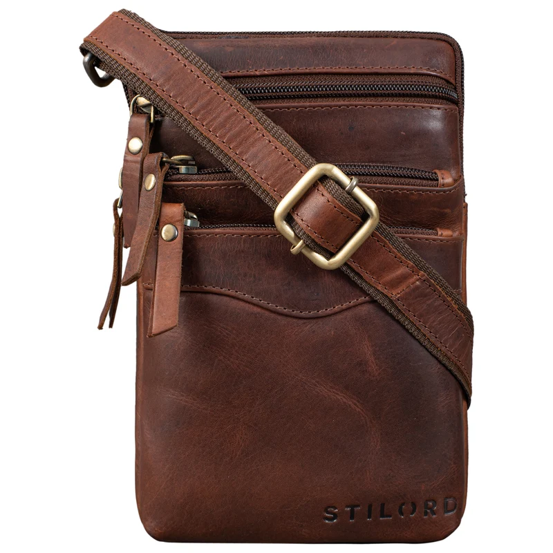 B-WARE "Aria" Brusttasche Leder klein
