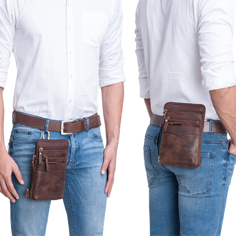 B-WARE "Aria" Brusttasche Leder klein