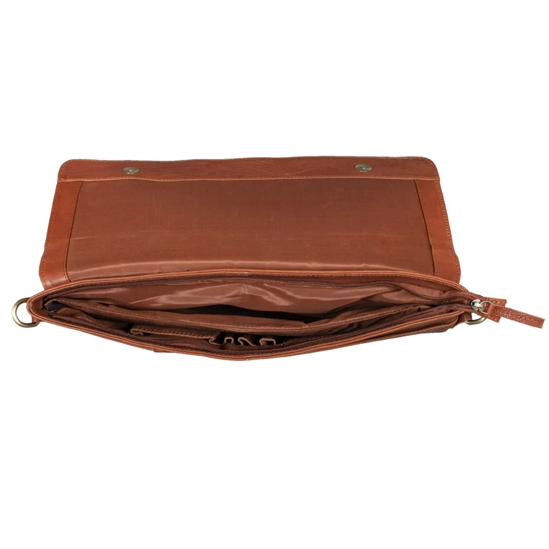 B-WARE "Parker" Aktentasche Leder schmal