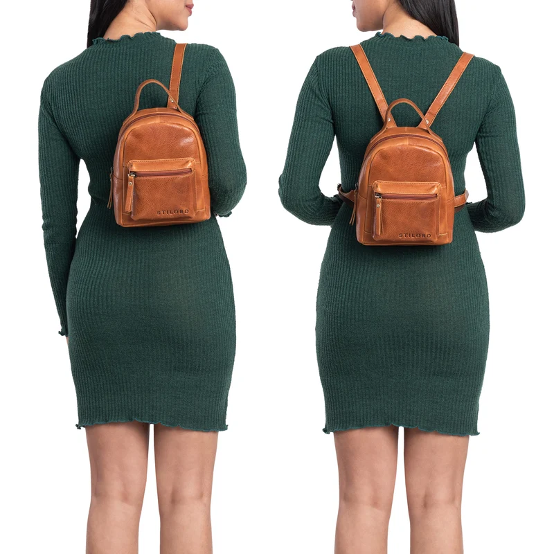 "Tiny" Mini Rucksack Damen Leder