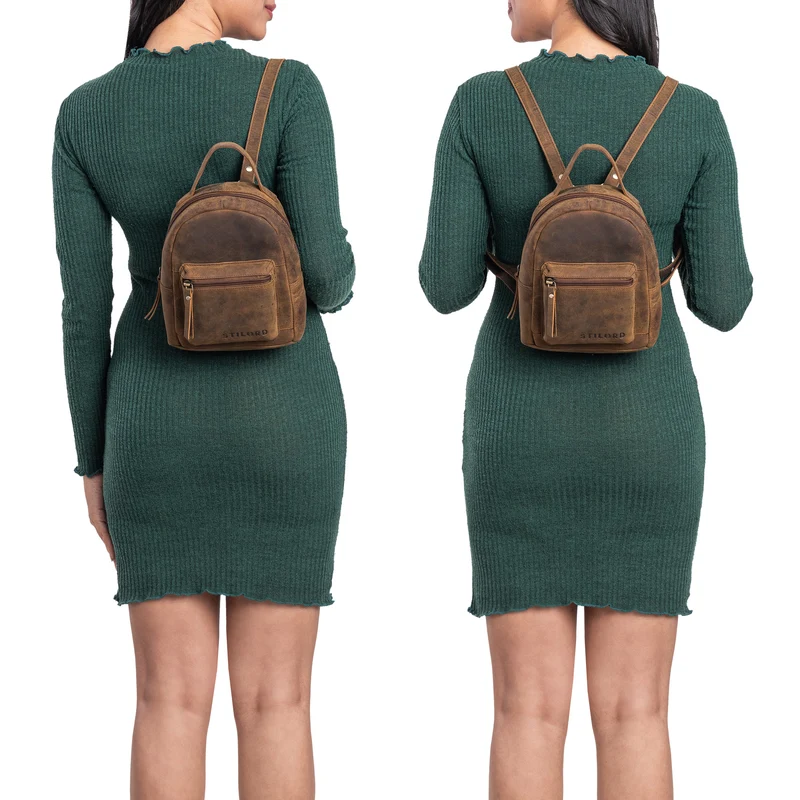 "Tiny" Mini Rucksack Damen Leder