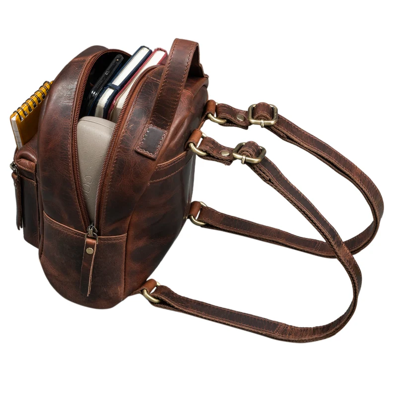 "Tiny" Mini Rucksack Damen Leder