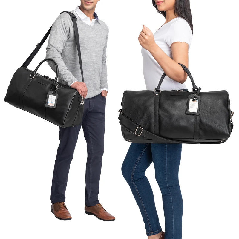 "Herkules" hochwertige Reisetasche Groß aus echtem Leder Weekender
