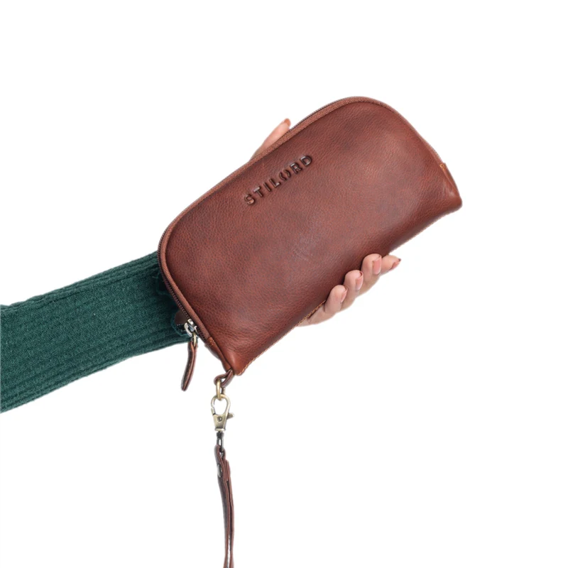 "Maeve" Clutch Geldbörse Leder