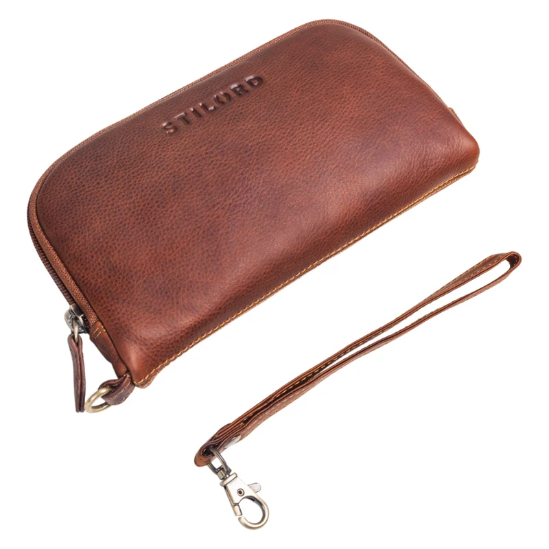 "Maeve" Clutch Geldbörse Leder