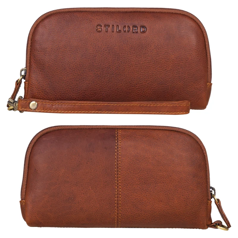 "Maeve" Clutch Geldbörse Leder