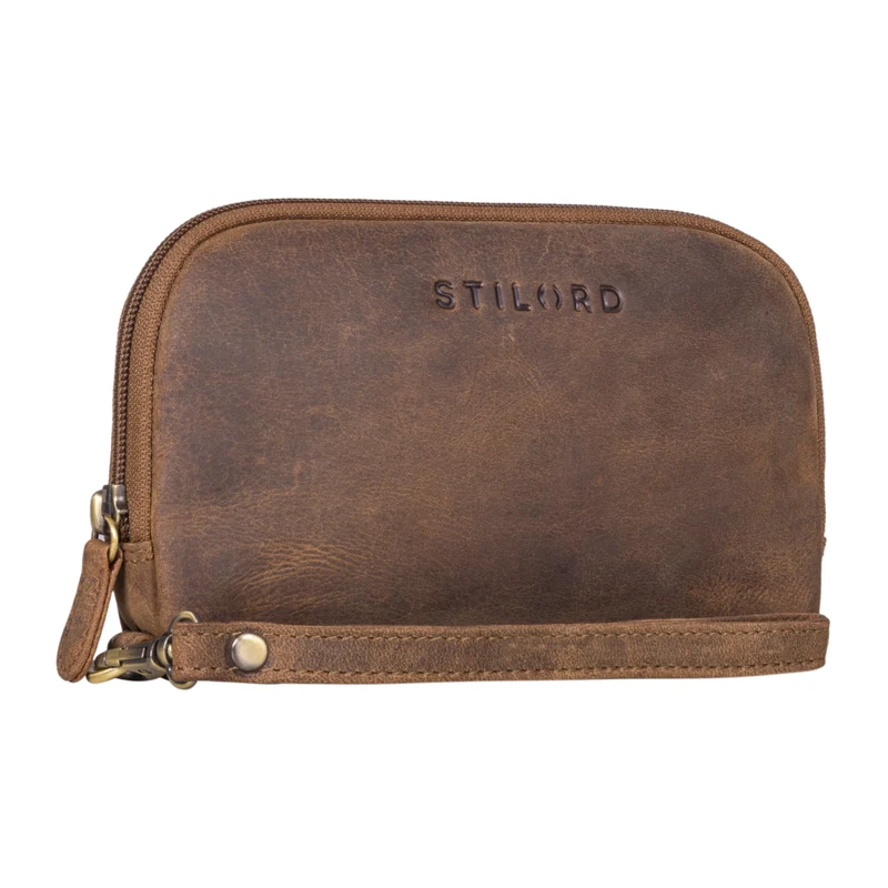 "Maeve" Clutch Geldbörse Leder