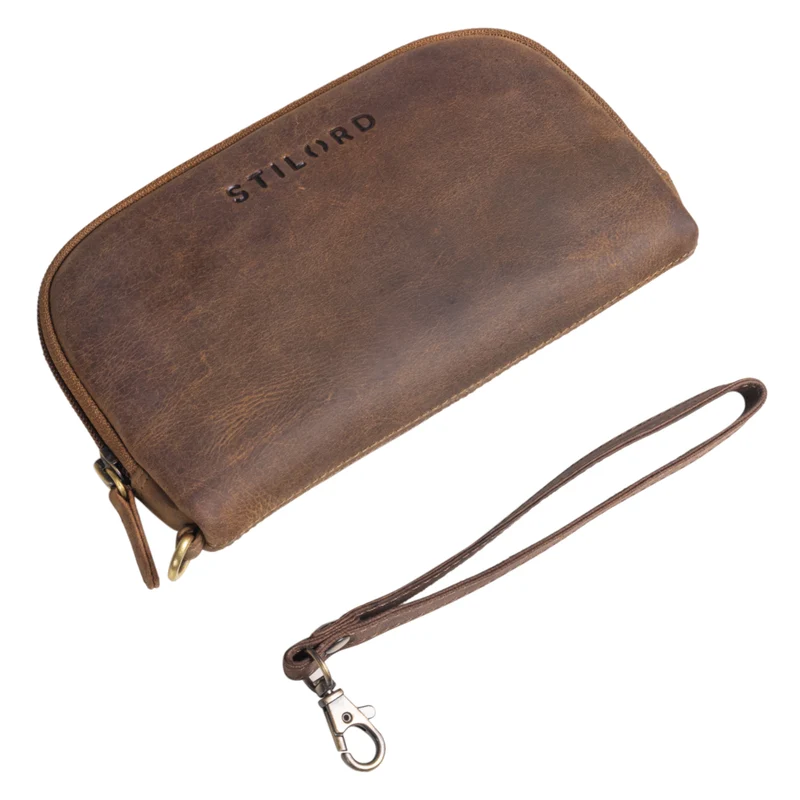 "Maeve" Clutch Geldbörse Leder