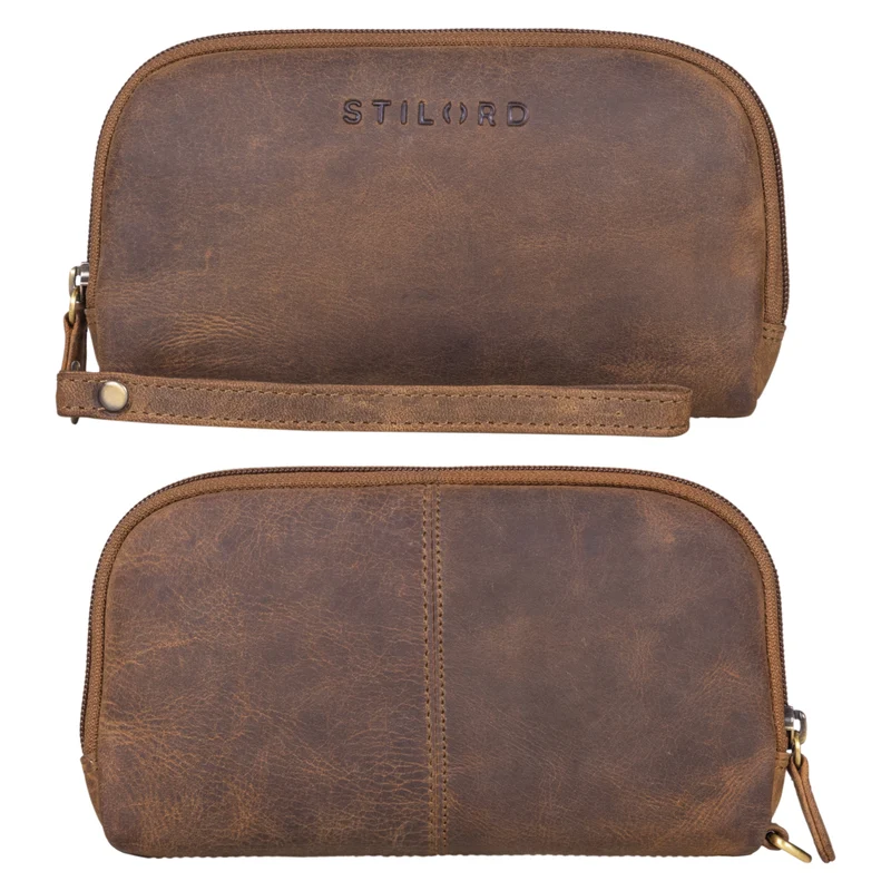 "Maeve" Clutch Geldbörse Leder