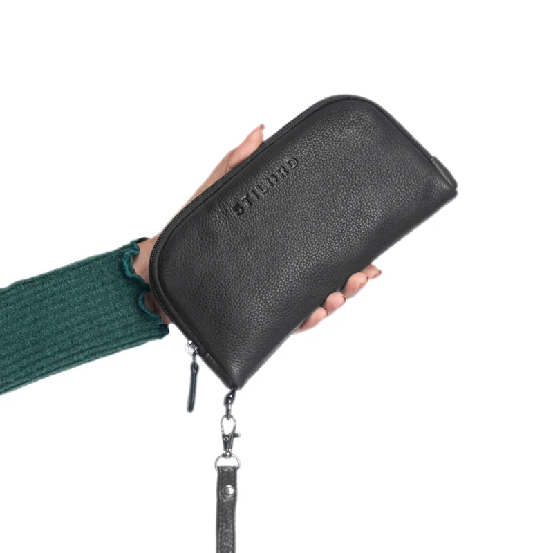 "Maeve" Clutch Geldbörse Leder