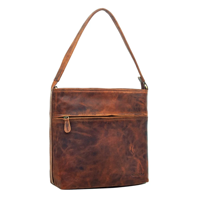 "Julie" Lederhandtasche Damen Echtleder