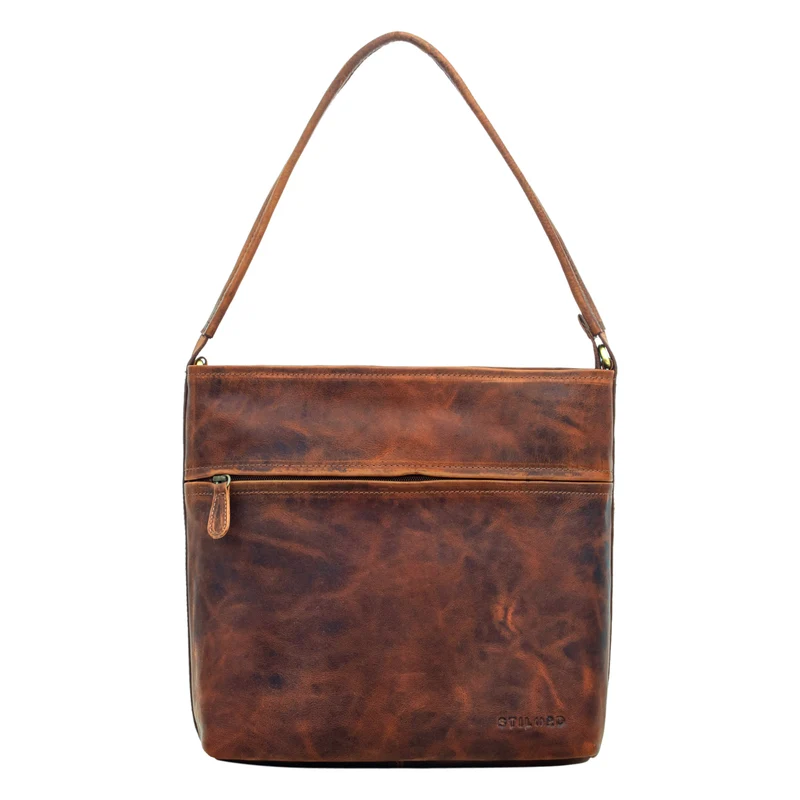 "Julie" Lederhandtasche Damen Echtleder