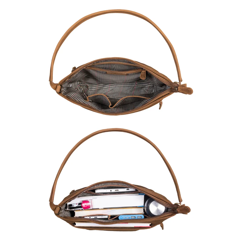 "Julie" Lederhandtasche Damen Echtleder