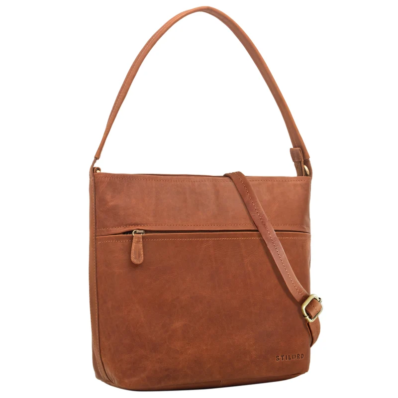 "Julie" Lederhandtasche Damen Echtleder