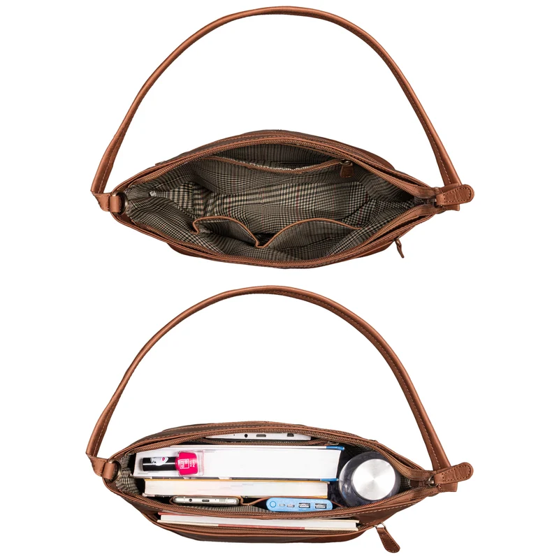 "Julie" Lederhandtasche Damen Echtleder
