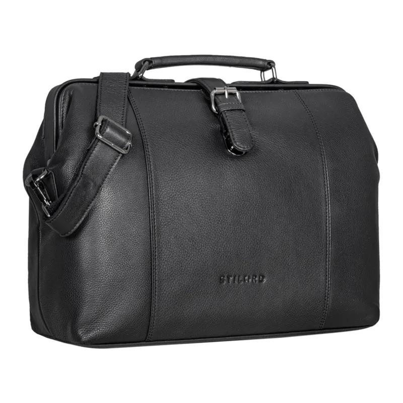 STILORD "Johannes" Vintage Arzttasche Leder