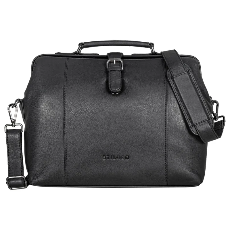STILORD "Johannes" Vintage Arzttasche Leder