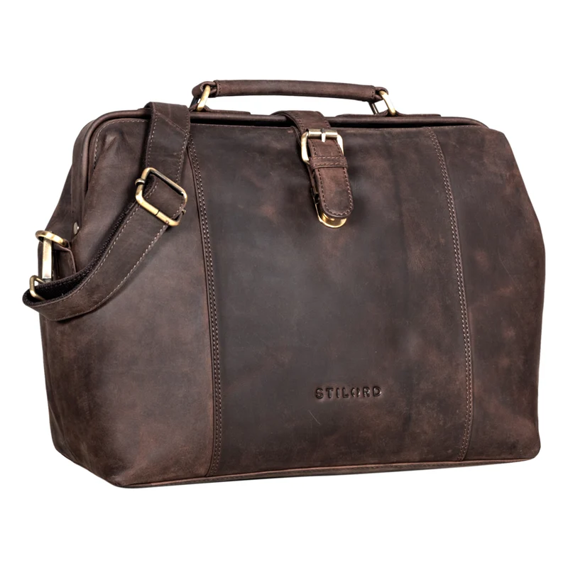 STILORD "Johannes" Vintage Arzttasche Leder