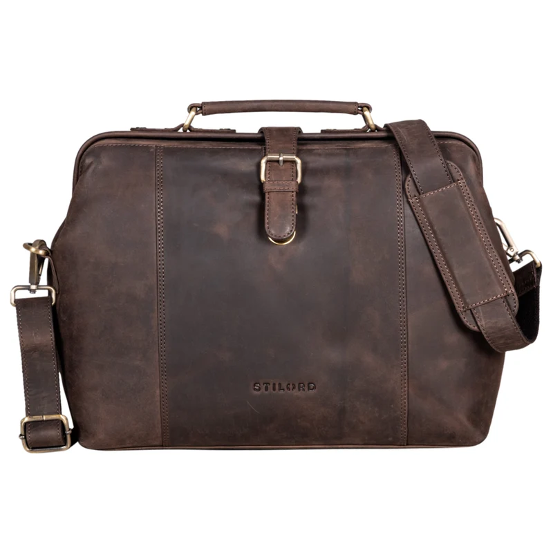 STILORD "Johannes" Vintage Arzttasche Leder
