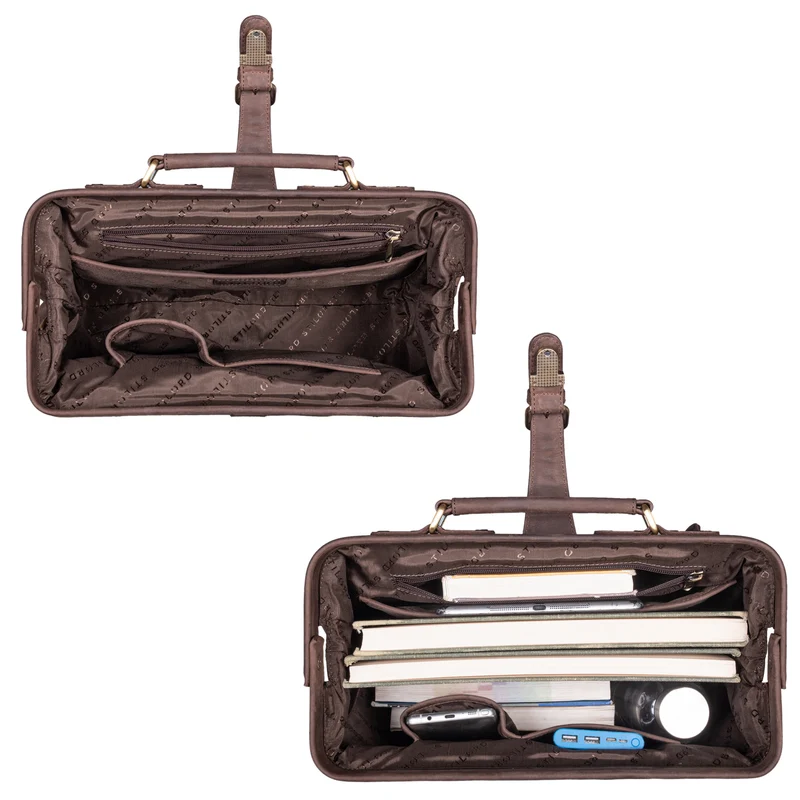 STILORD "Johannes" Vintage Arzttasche Leder