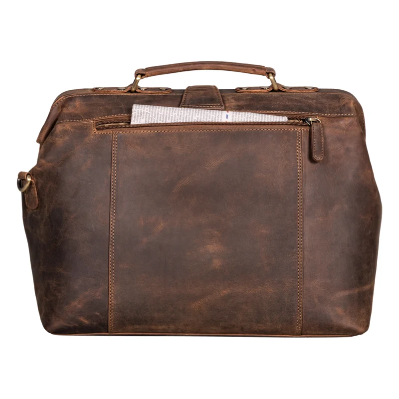 STILORD "Johannes" Vintage Arzttasche Leder