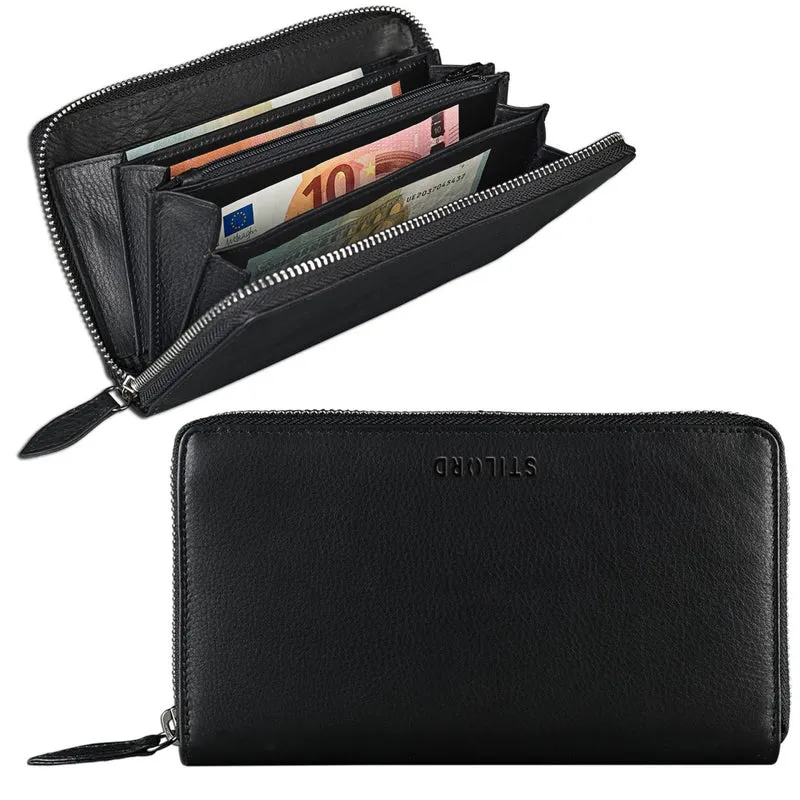 B-WARE "Emilia" Damen Portemonnaie elegante Geldbörse