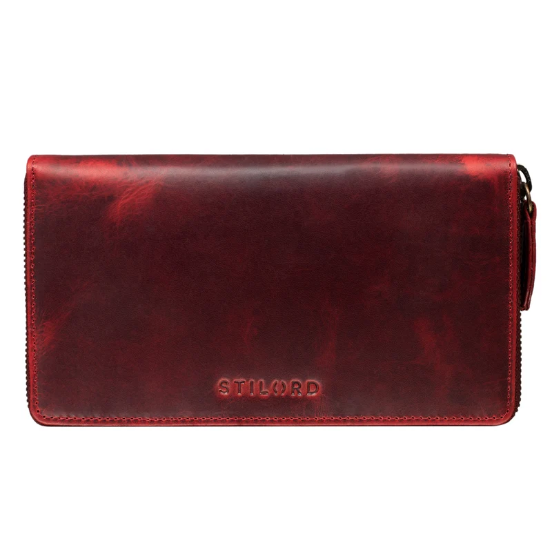B-WARE "Emilia" Damen Portemonnaie elegante Geldbörse