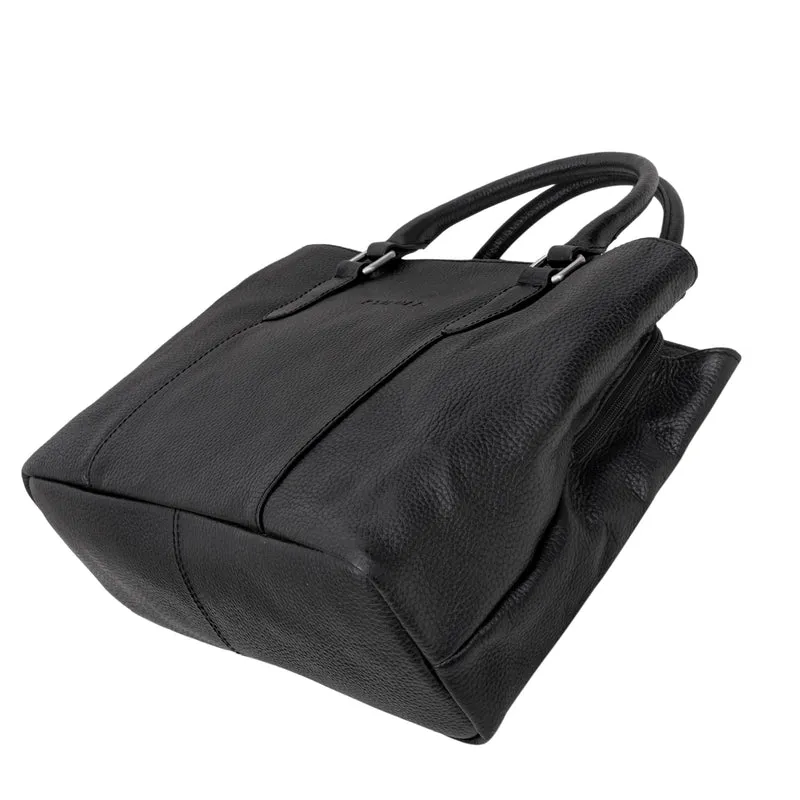 "Lexa" Handtasche Damen mittelgroß Leder und Echtleder Bürotasche