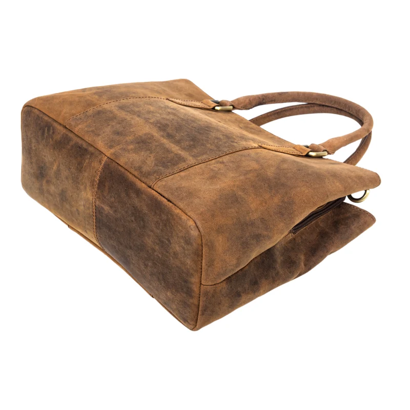 "Lexa" Handtasche Damen mittelgroß Leder und Echtleder Bürotasche