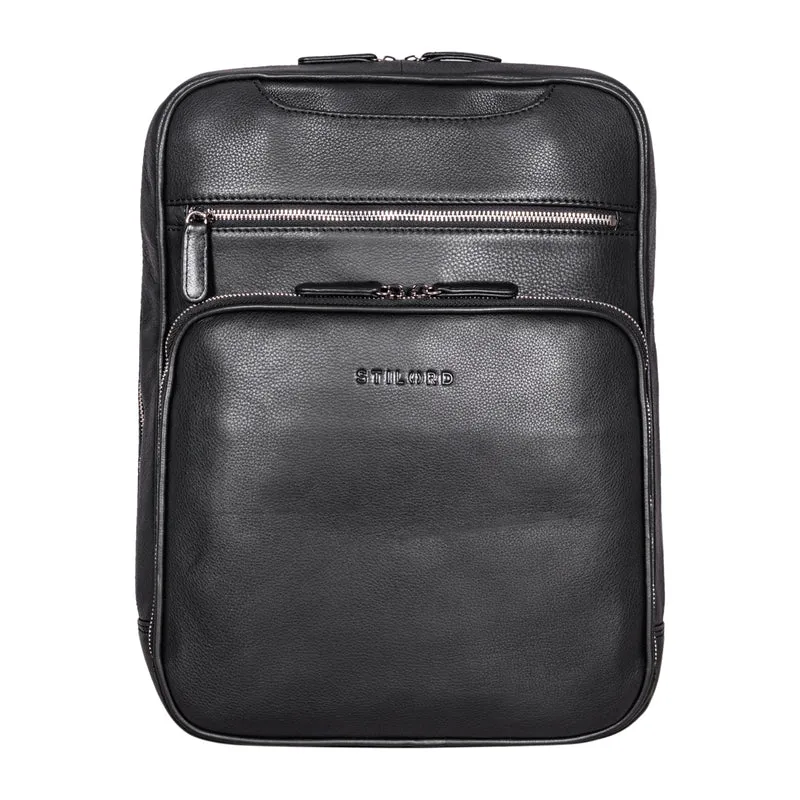"Nova" Moderner Echt-Leder Rucksack Notebook 13,3 Zoll Damen / Herren