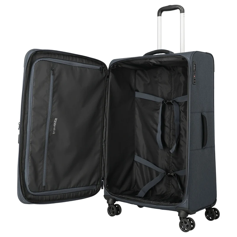Travelite Kick Off - 4-Rollen-Trolley Set 3tlg. (d'anthracite)