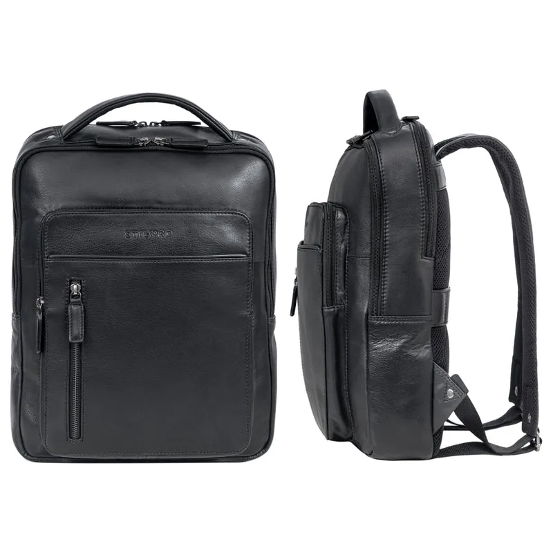 "Tory" Leder Laptoprucksack 13 - 14 Zoll Herren Damen