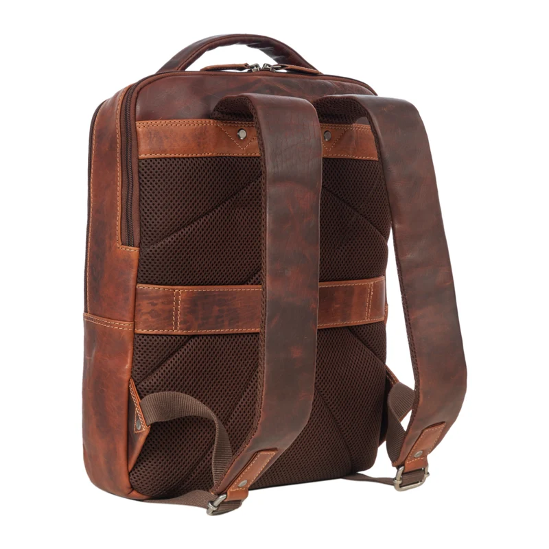 "Tory" Leder Laptoprucksack 13 - 14 Zoll Herren Damen